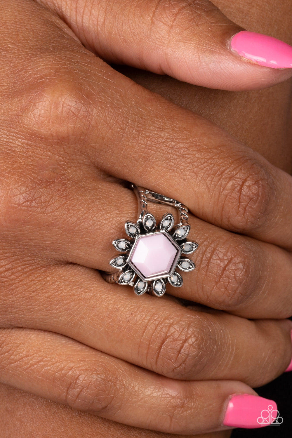 Wonderfully Wallflower - Pink Ring