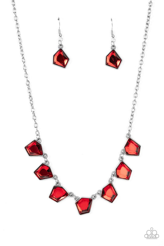 Experimental Edge - Red Necklace