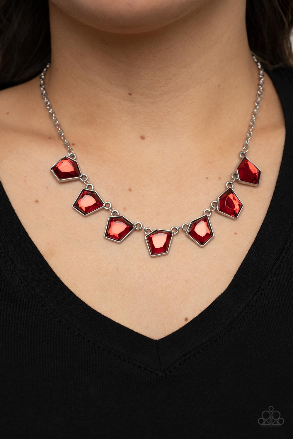 Experimental Edge - Red Necklace