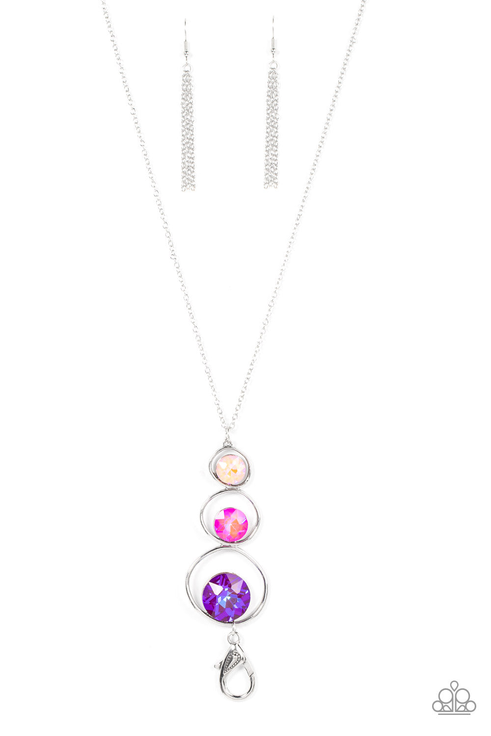 Celestial Courtier - Pink Lanyard Necklace