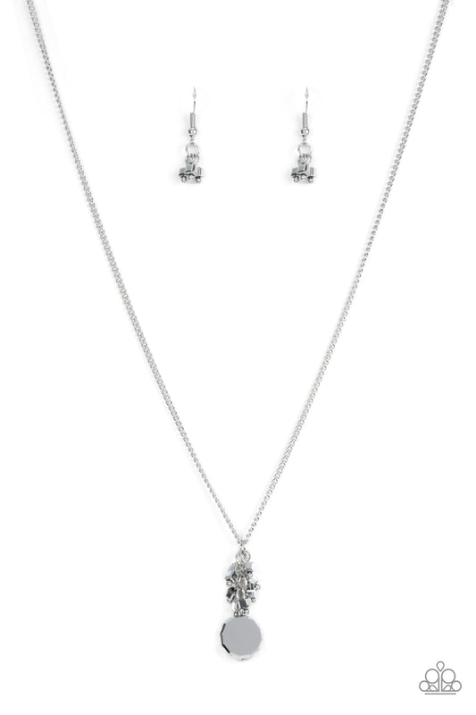 Clustered Candescence - Silver Necklace