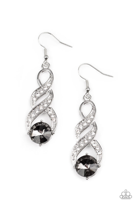 High-Ranking Royalty - Silver Earrings