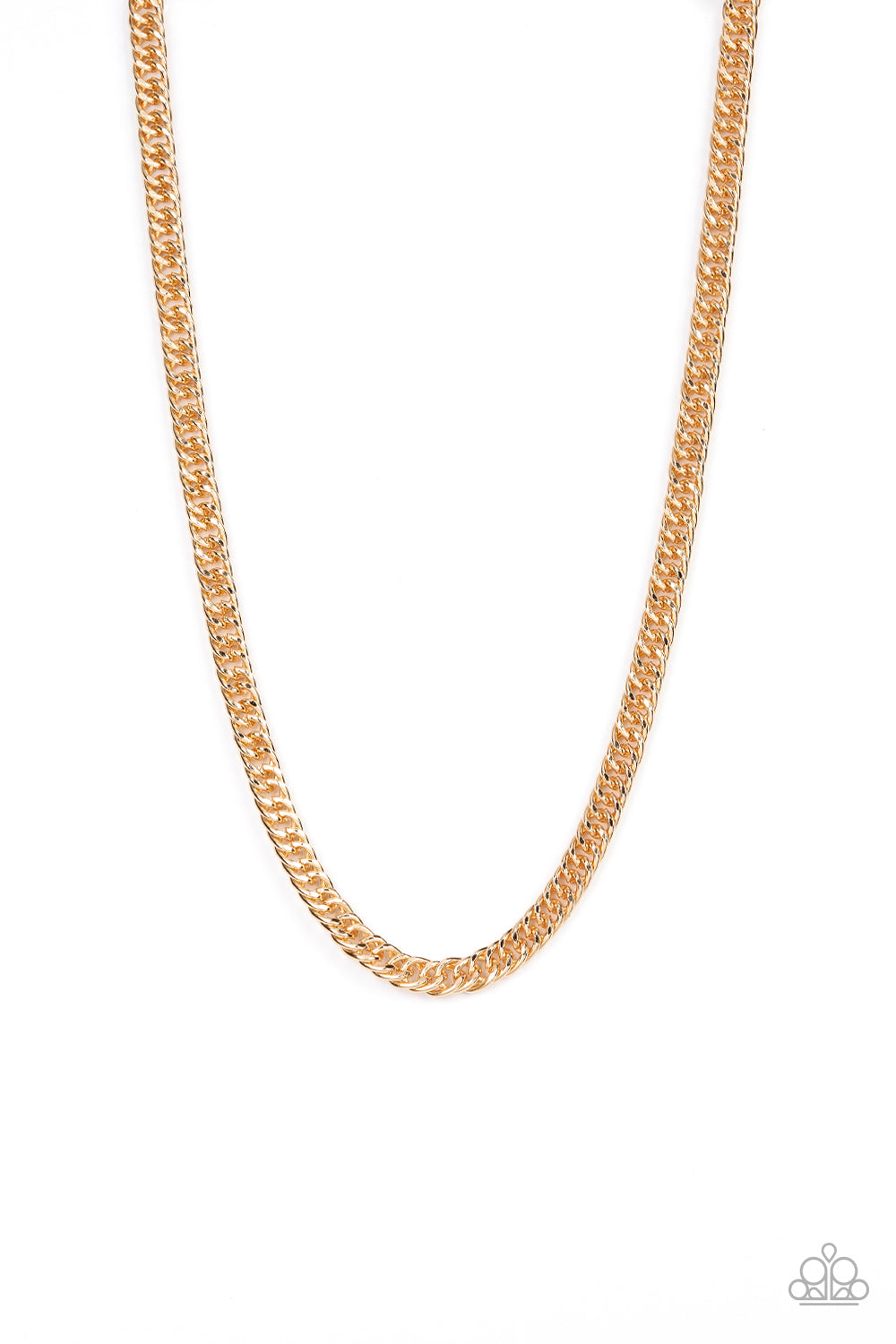 Standing Room Only - Gold Mens Necklace