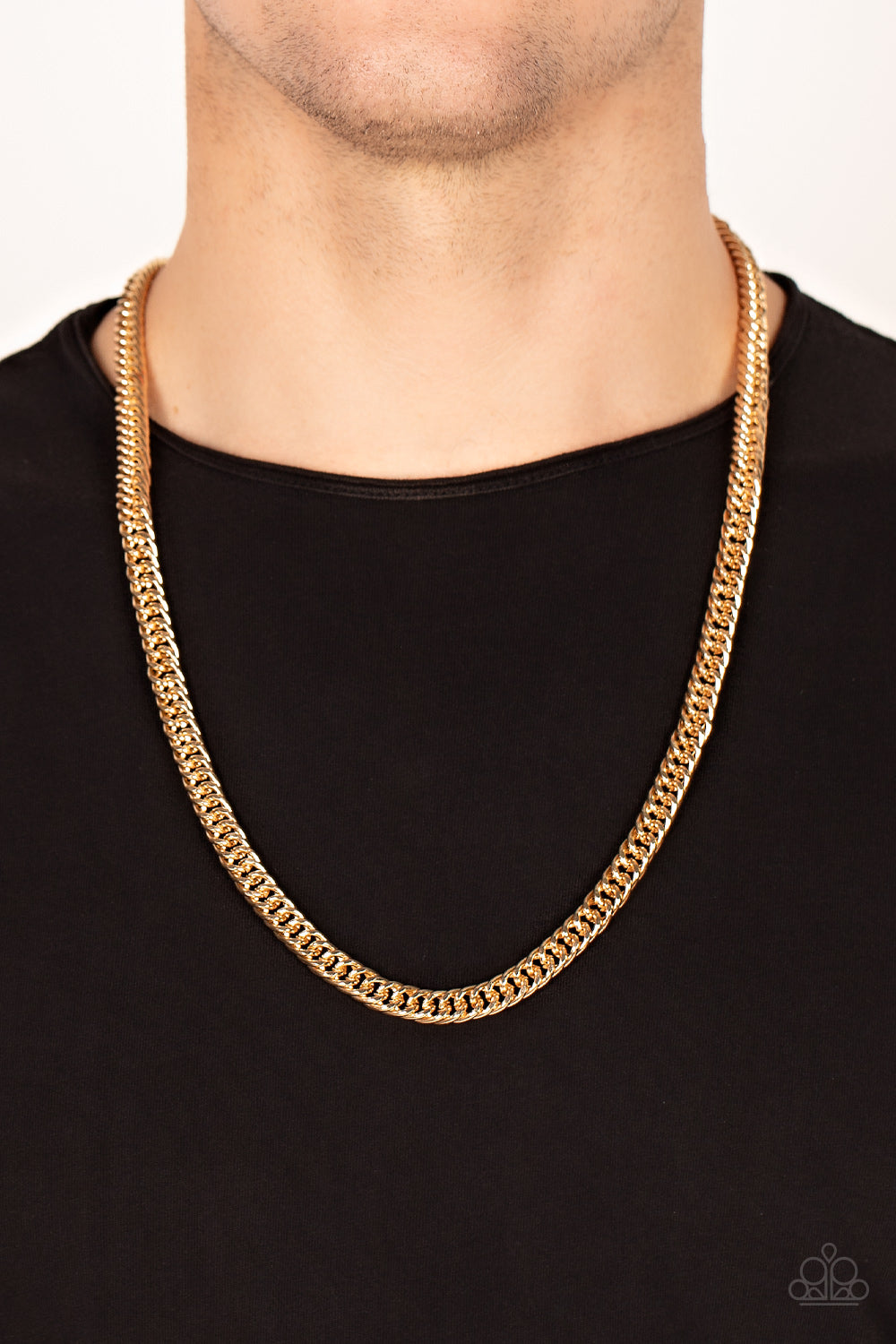 Standing Room Only - Gold Mens Necklace