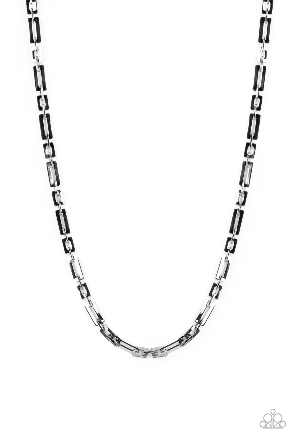 Rocket Zone - Black Mens Necklace