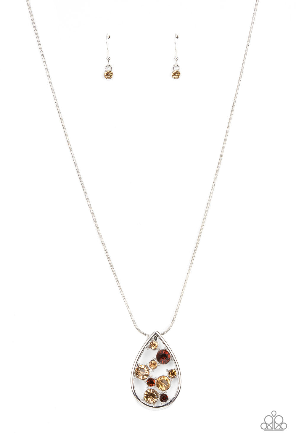 Seasonal Sophistication - Brown Necklace