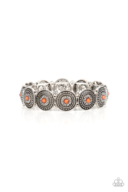 Granada Garden Party - Orange Bracelet