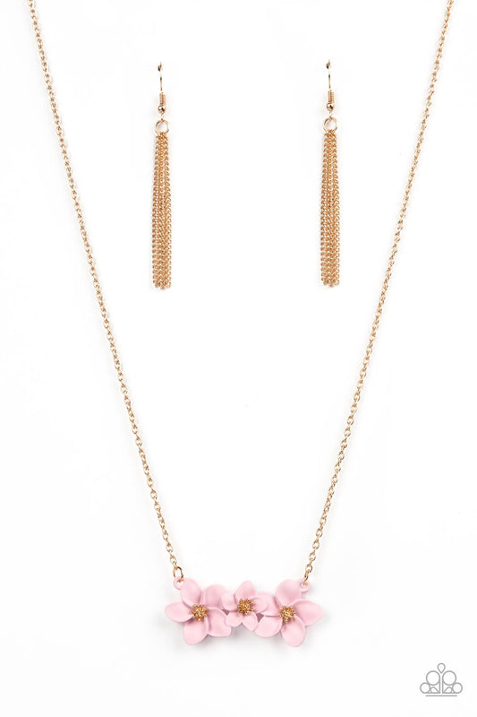 Petunia Picnic - Pink Necklace