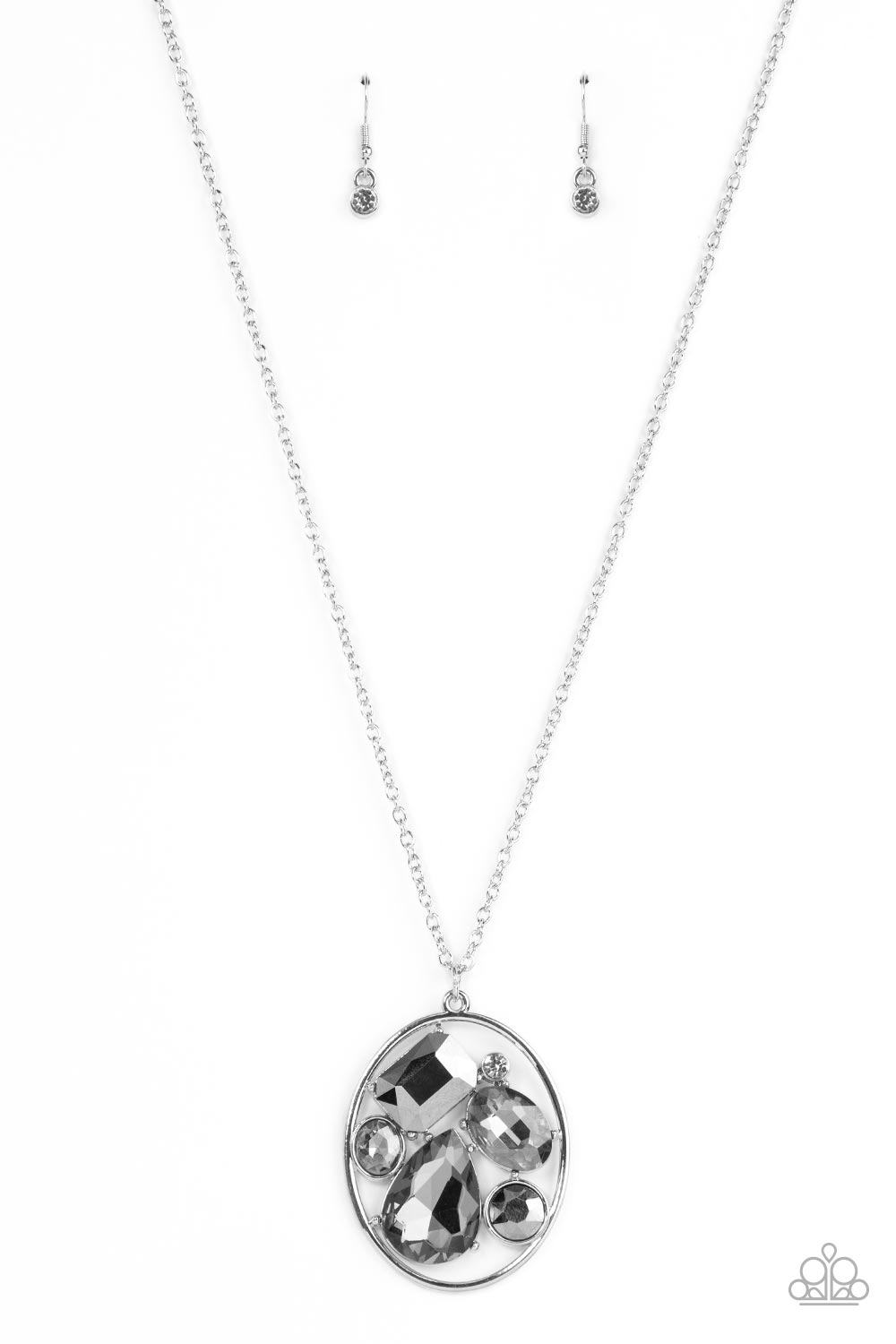 Scandalously Scattered - Silver Necklace