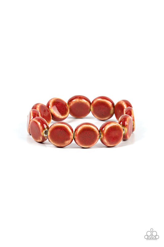 Earthy Entrada - Red Bracelet