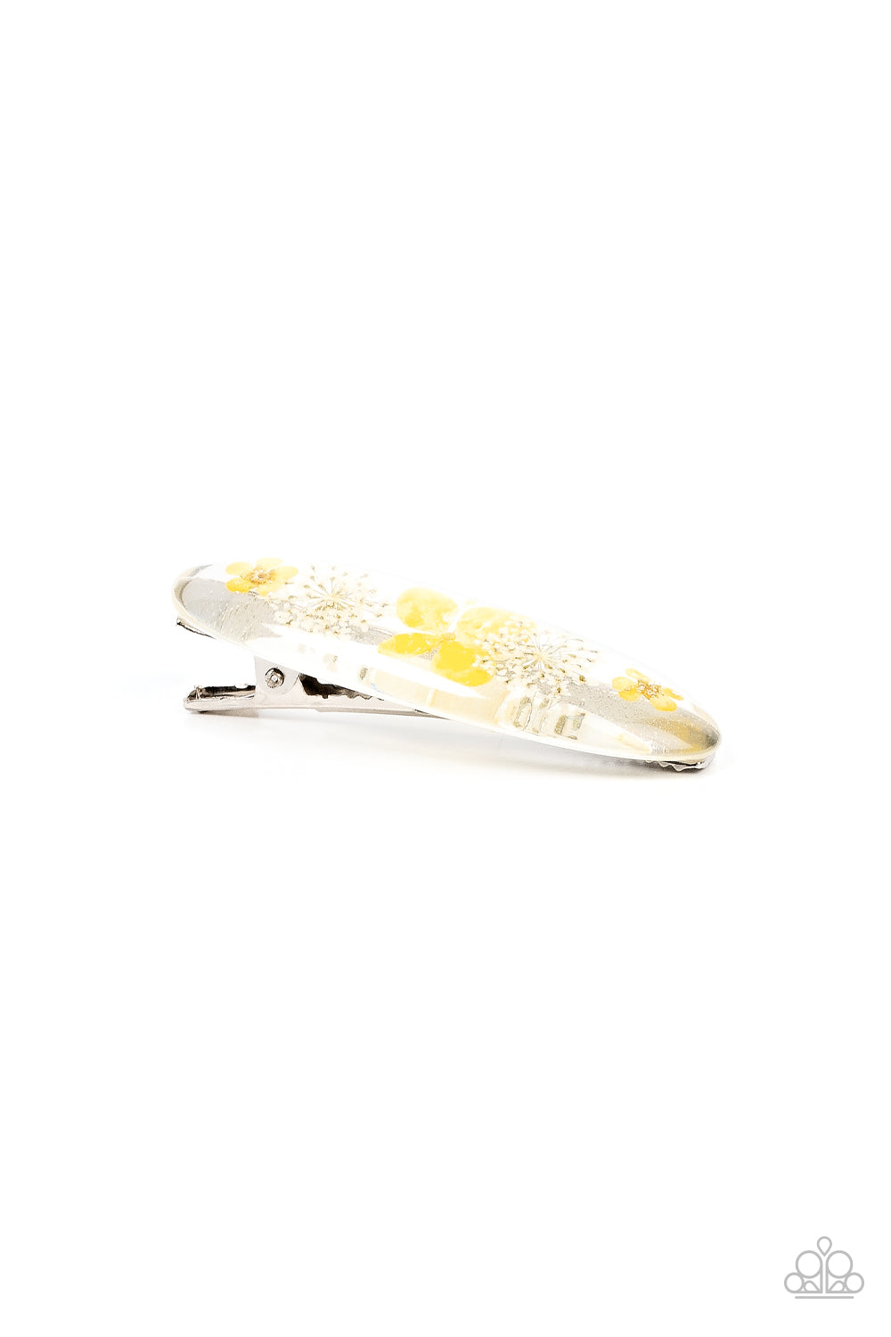 Floral Flurry - Yellow Hair Clip