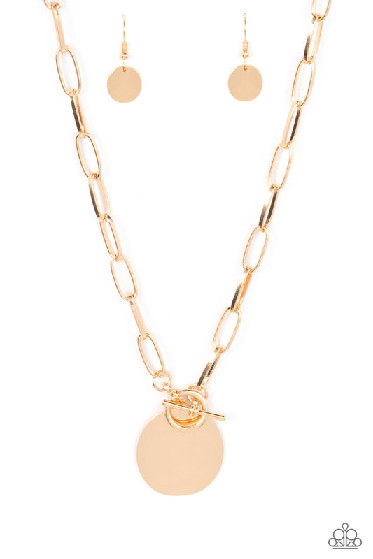 Tag Out - Gold Necklace