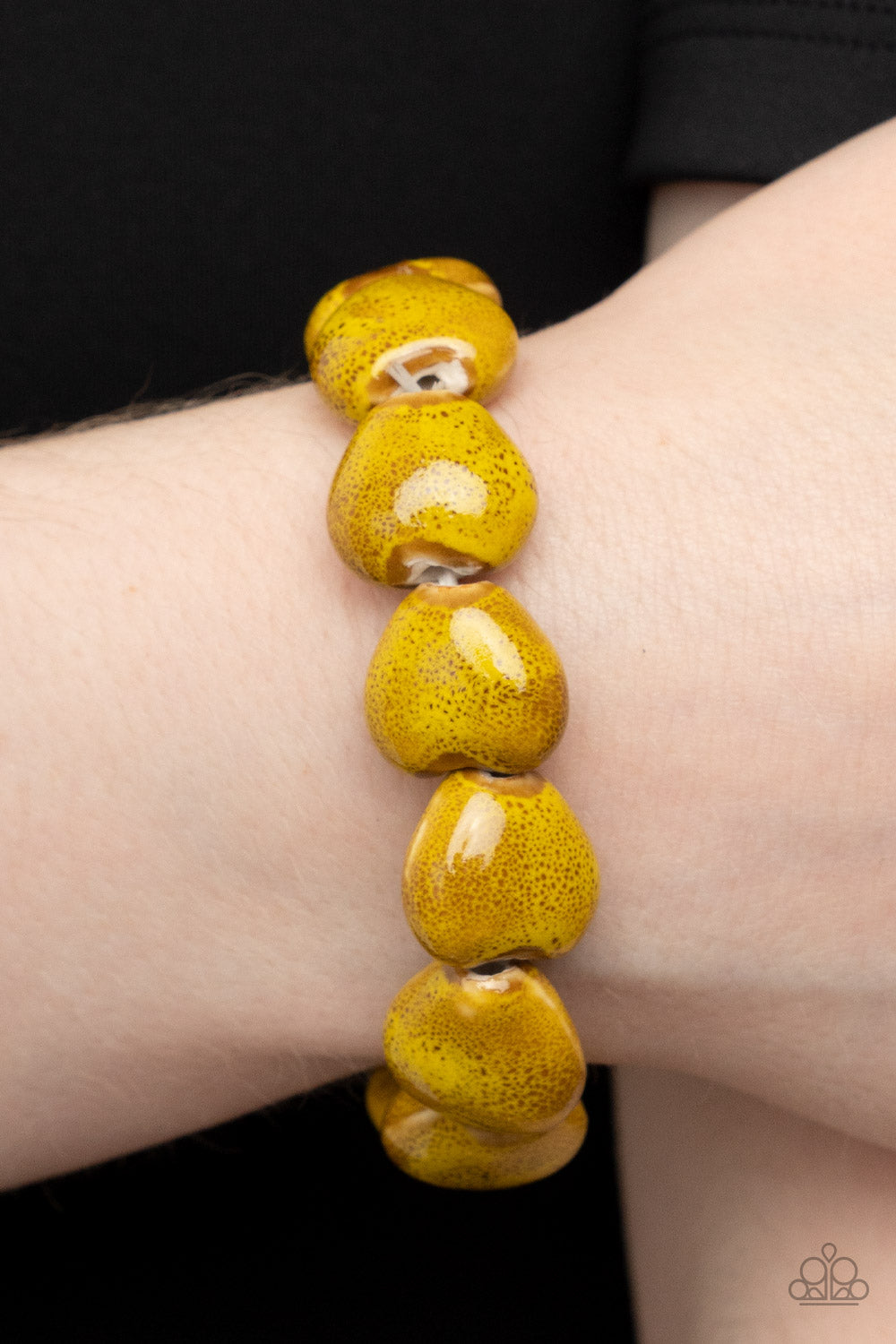 GLAZE a Trail - Yellow Bracelet