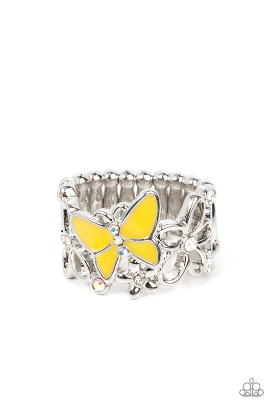 All FLUTTERED Up - Yellow Ring