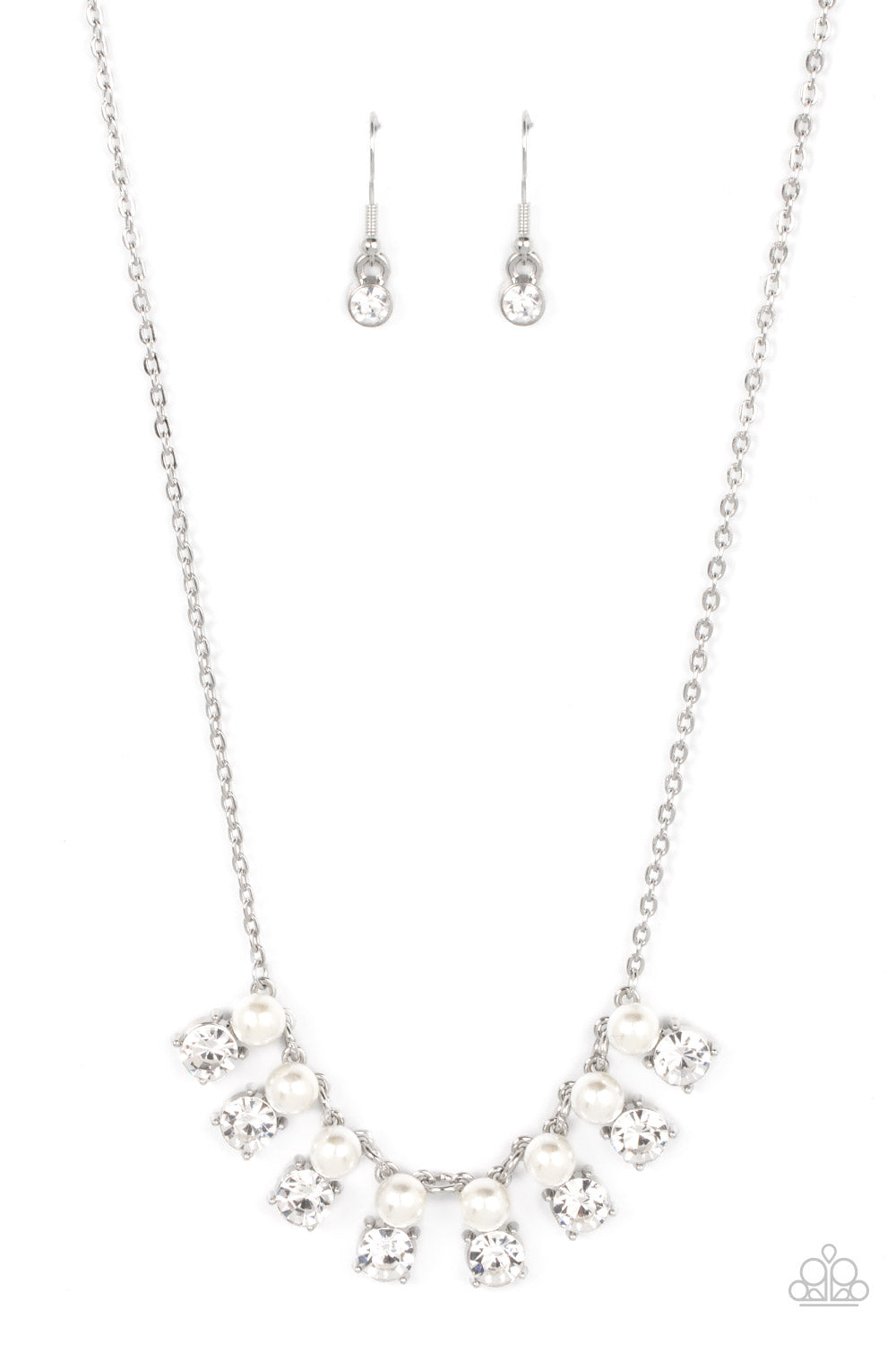 Dashingly Duchess - White Necklace