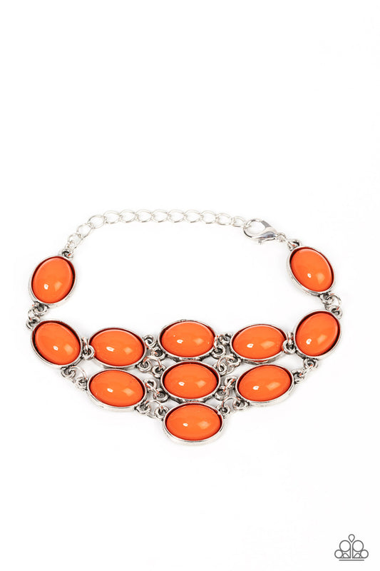 Color Wheel Garden - Orange Bracelet