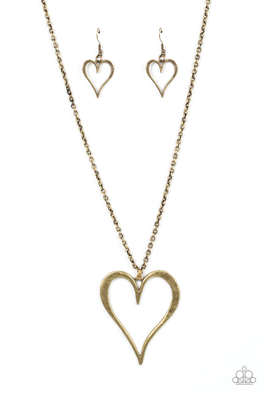 Hopelessly In Love - Brass Necklace