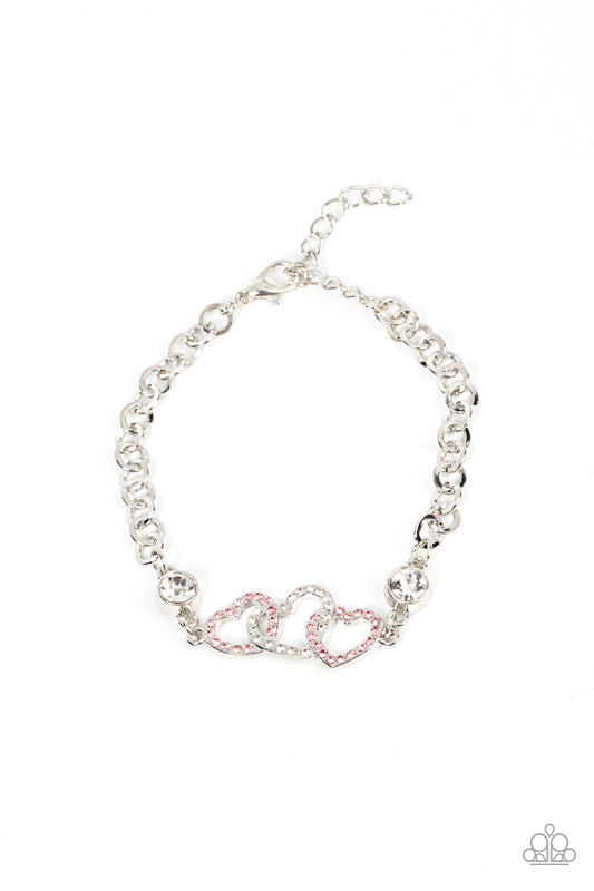 Desirable Dazzle - Pink Bracelet