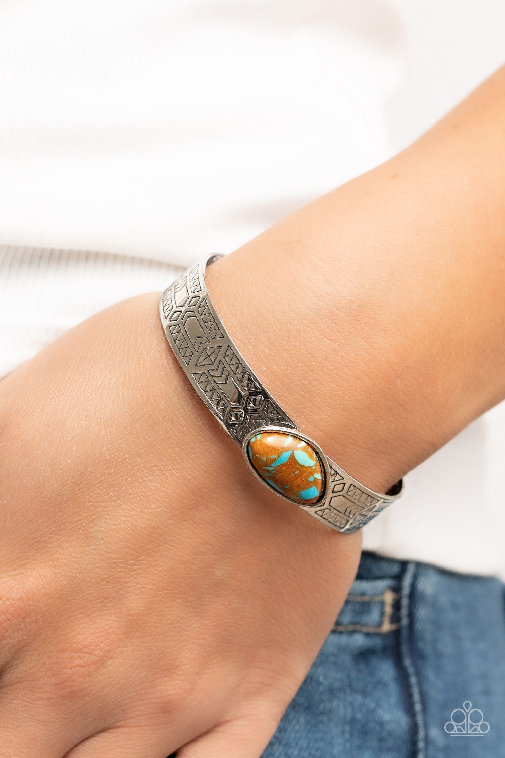 Gobi Glyphs - Brown Bracelet