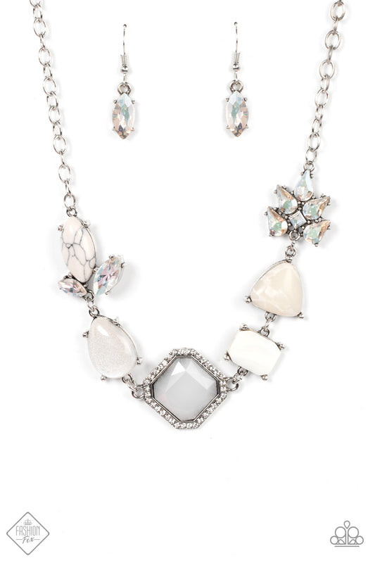 Eco Enchantment - White Necklace