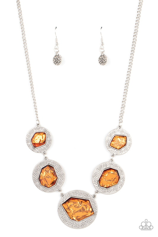 Raw Charisma - Orange Necklace