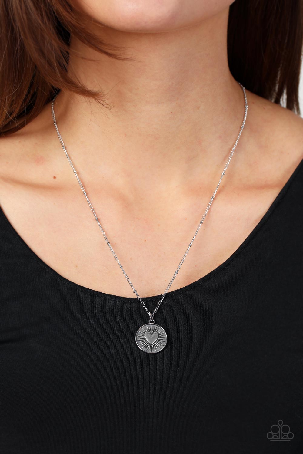 Lovestruck Shimmer - Silver Necklace