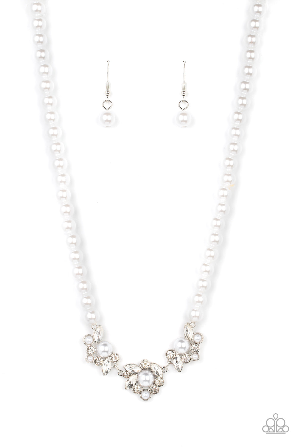 Royal Renditions - White Necklace