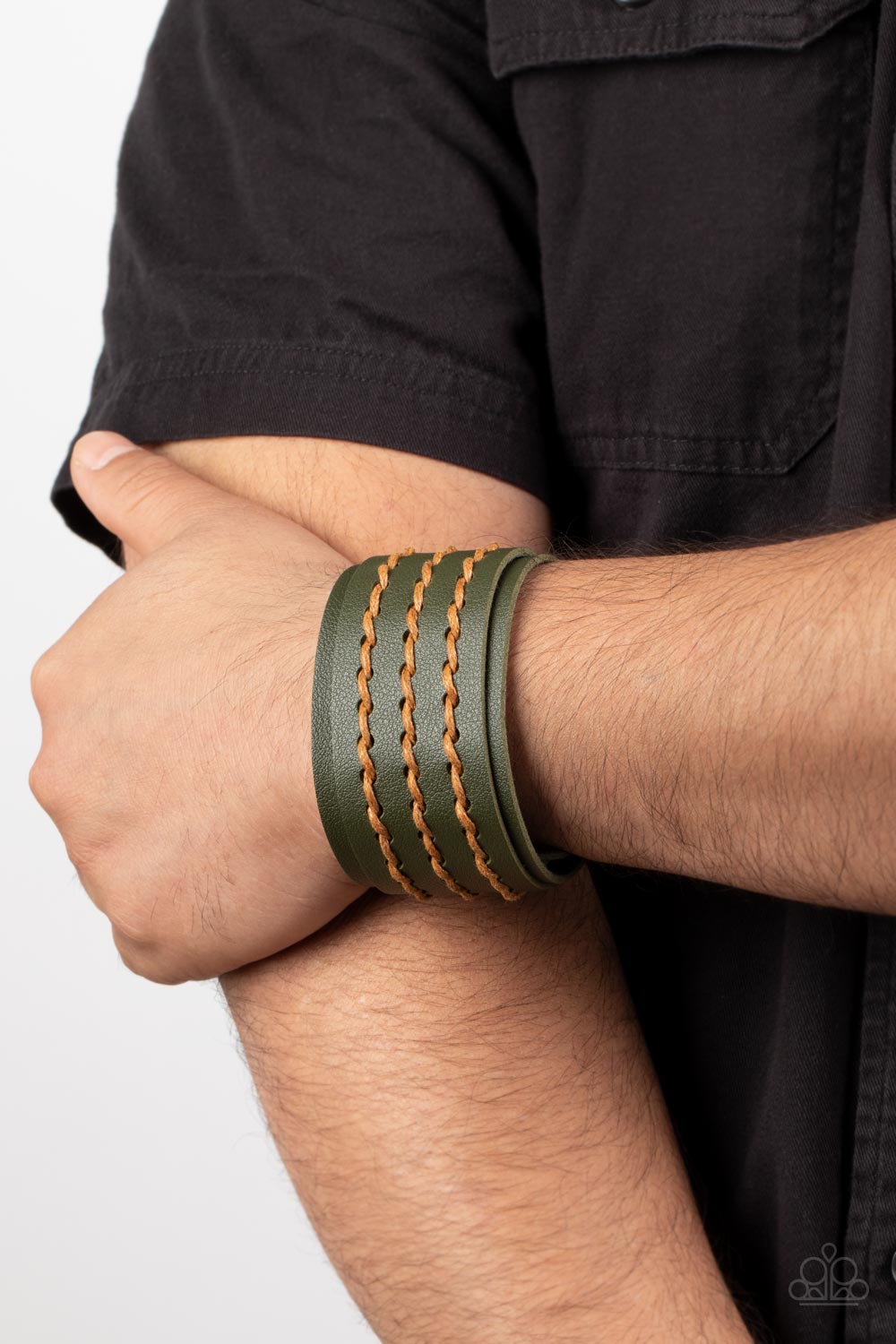 Real Ranchero - Green Mens Bracelet