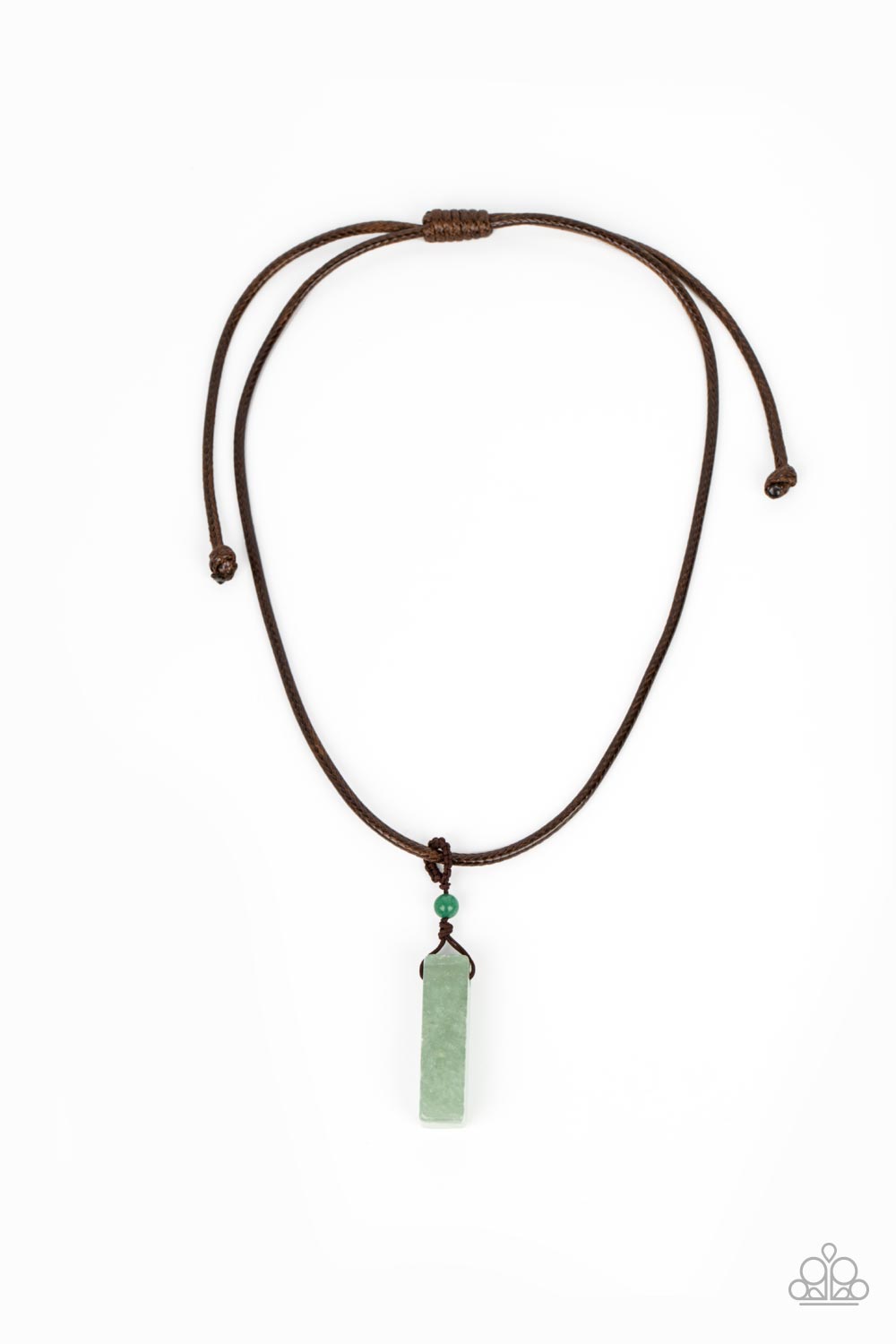 Comes Back ZEN-fold - Green Men Necklace