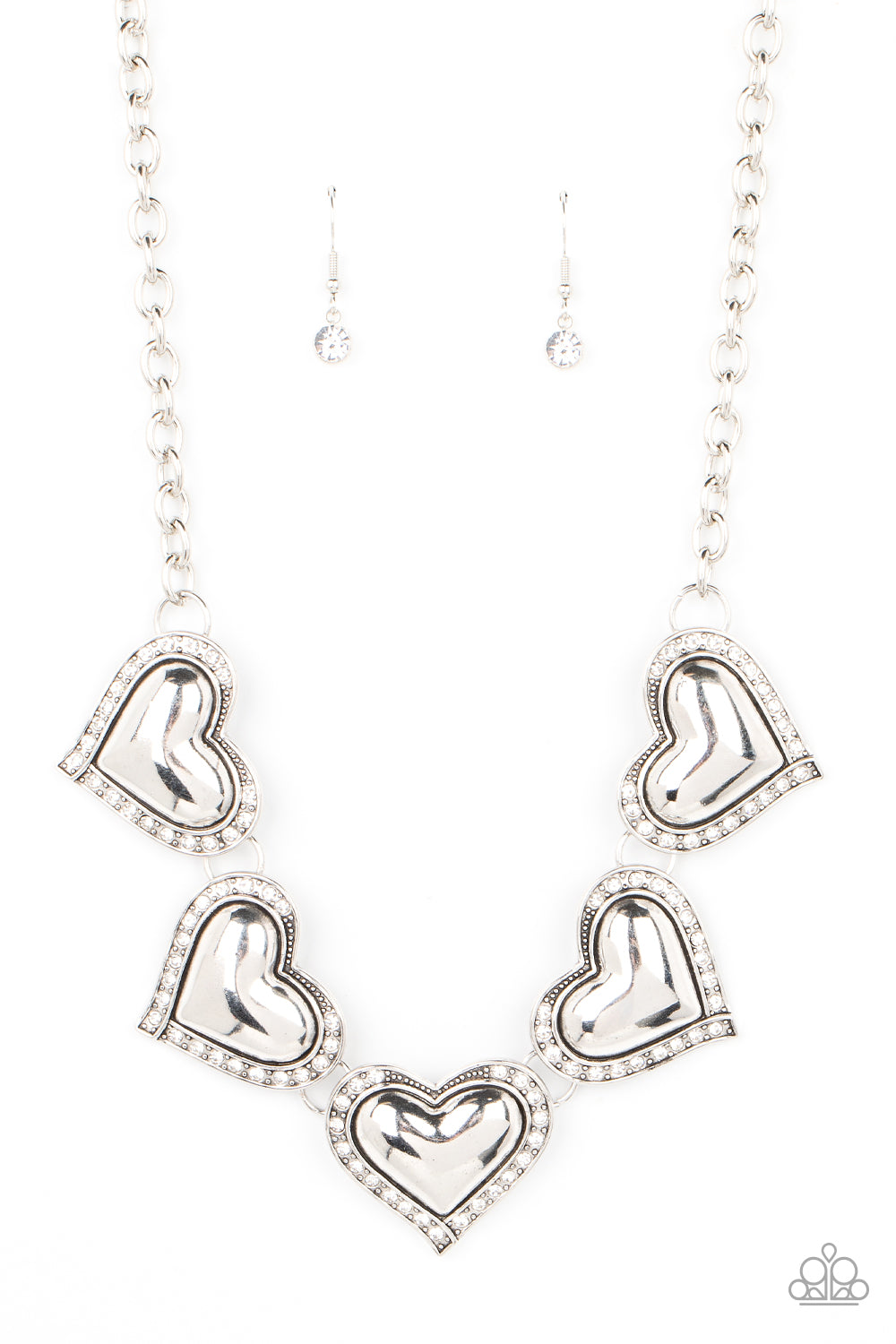 Kindred Hearts - White Necklace