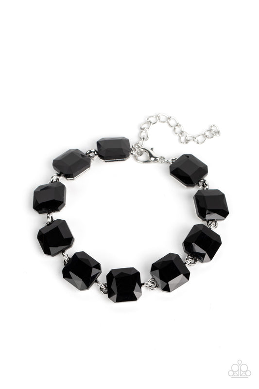 Mind-Blowing Bling - Black Bracelet