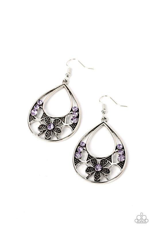 Meadow Marvel - Purple Earrings