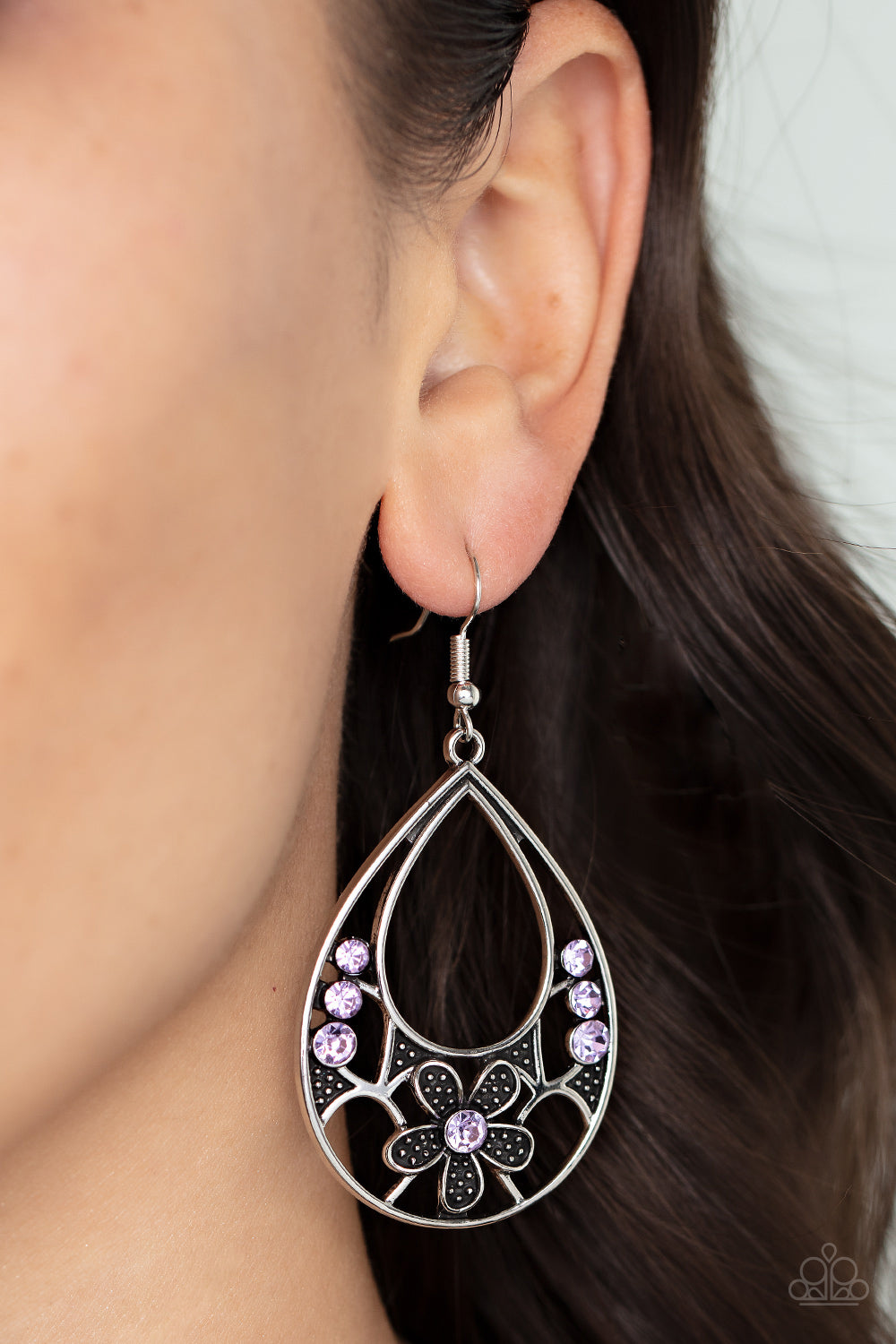 Meadow Marvel - Purple Earrings