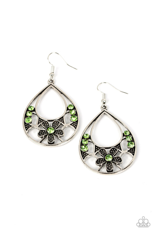 Meadow Marvel - Green Earrings