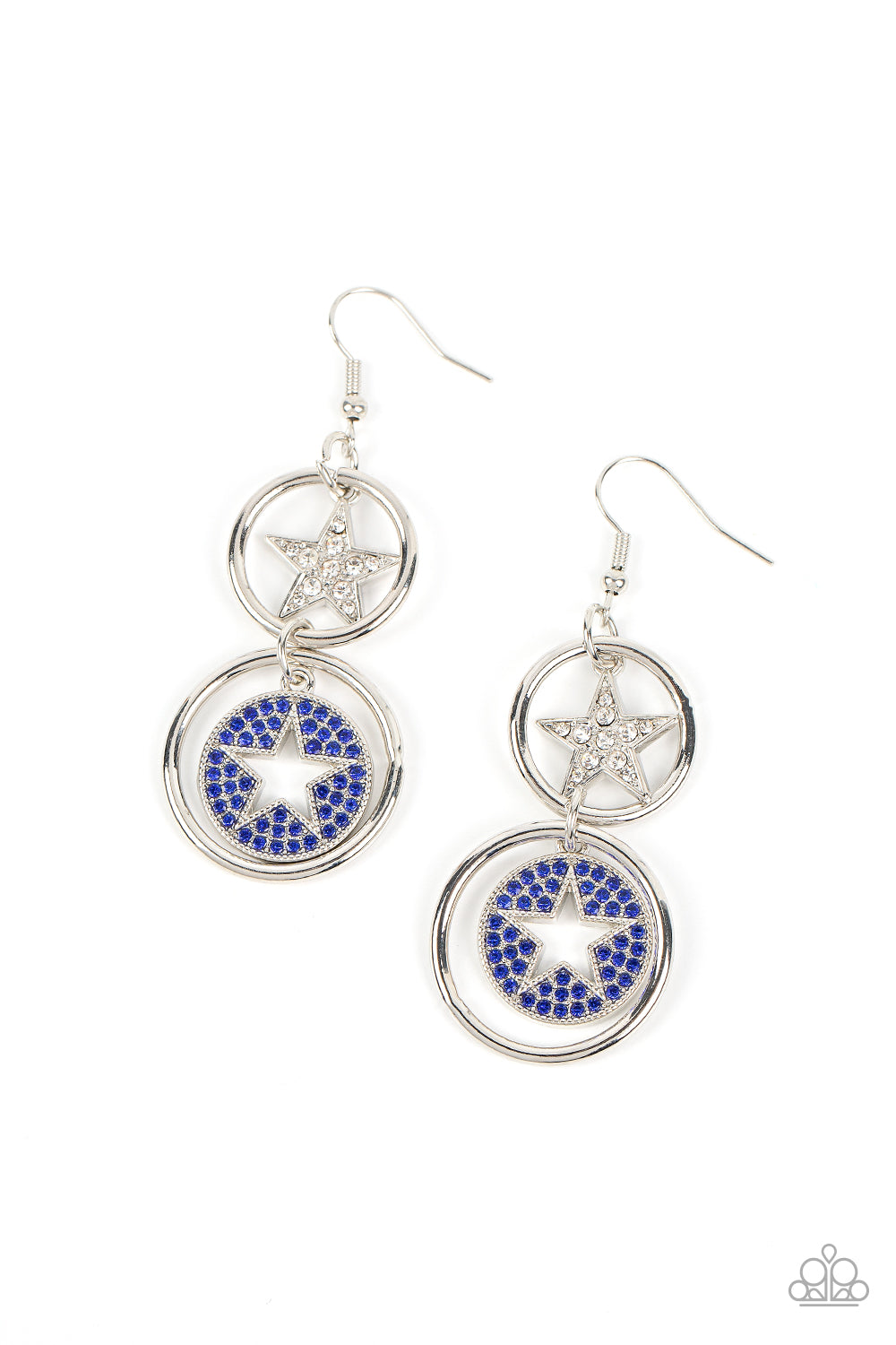 Liberty and SPARKLE for All - Blue Earrings