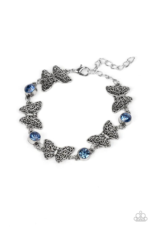 Has a WING to it - Blue Bracelet