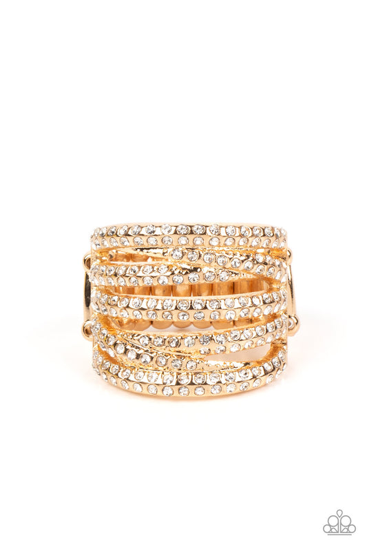 Knock-Out Opulence - Gold Ring