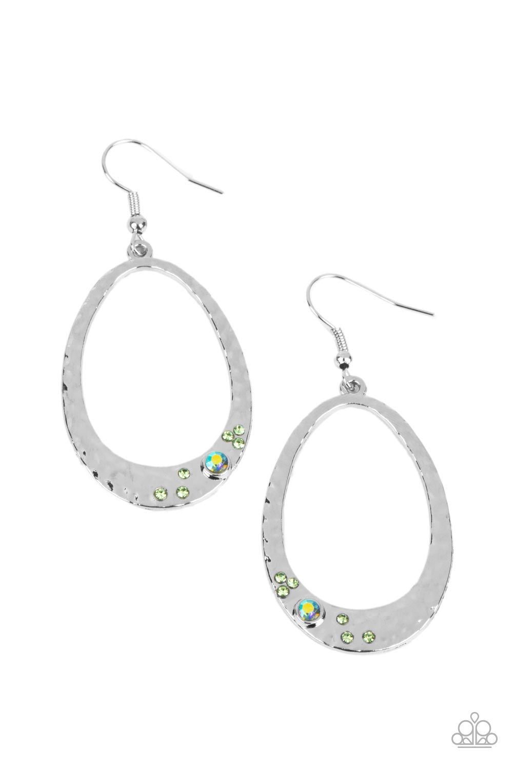 Seafoam Shimmer - Green Earrings