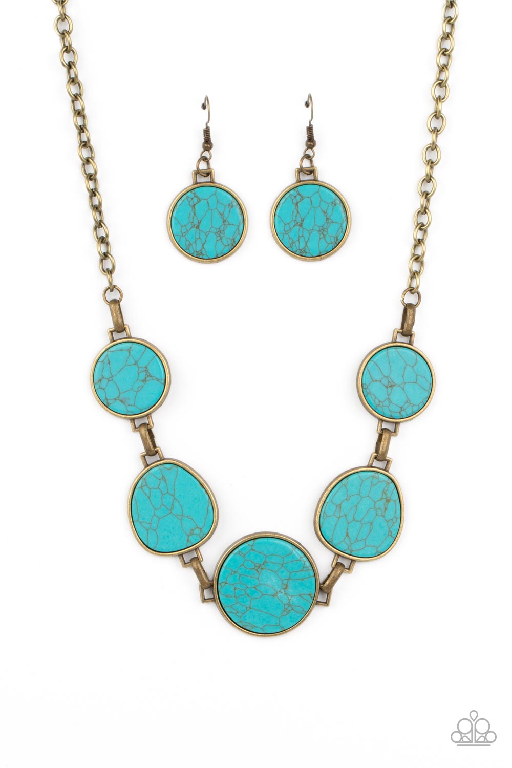 Santa Fe Flats - Brass Necklace