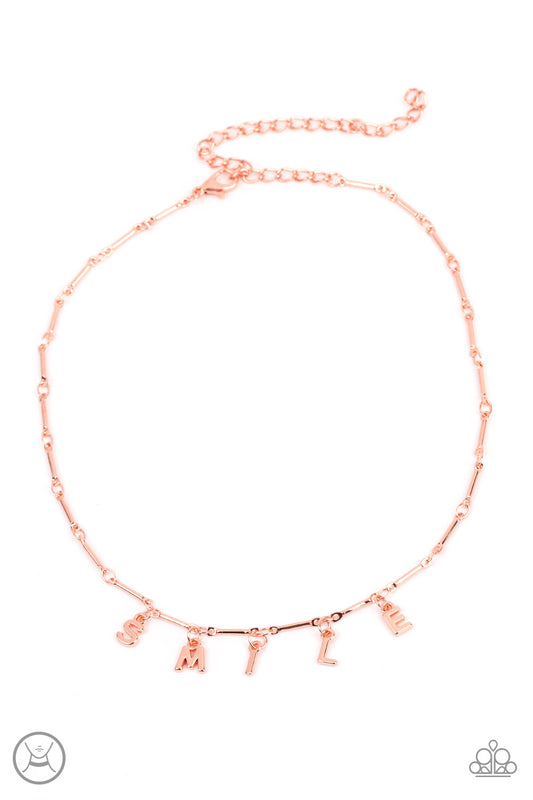 Say My Name - Copper Choker Necklace