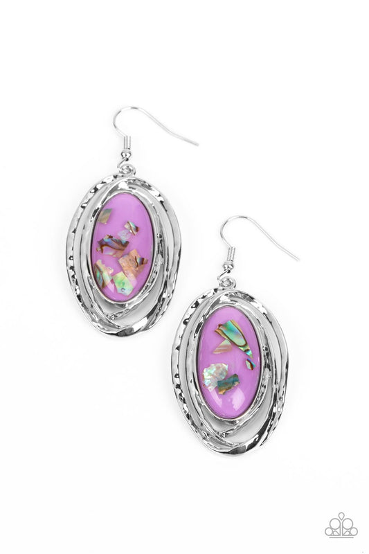 Ocean Floor Oracle - Purple Earrings