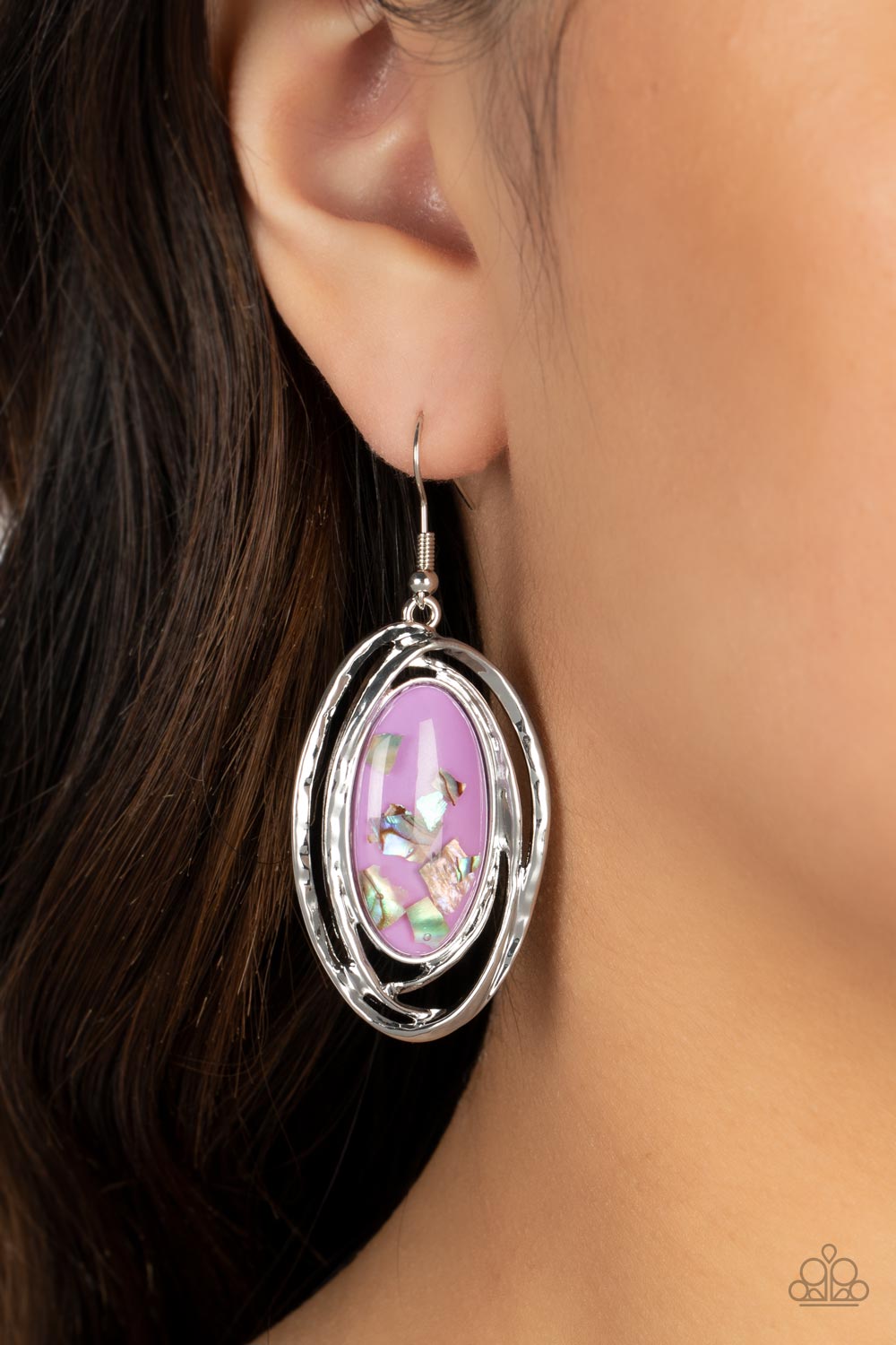 Ocean Floor Oracle - Purple Earrings