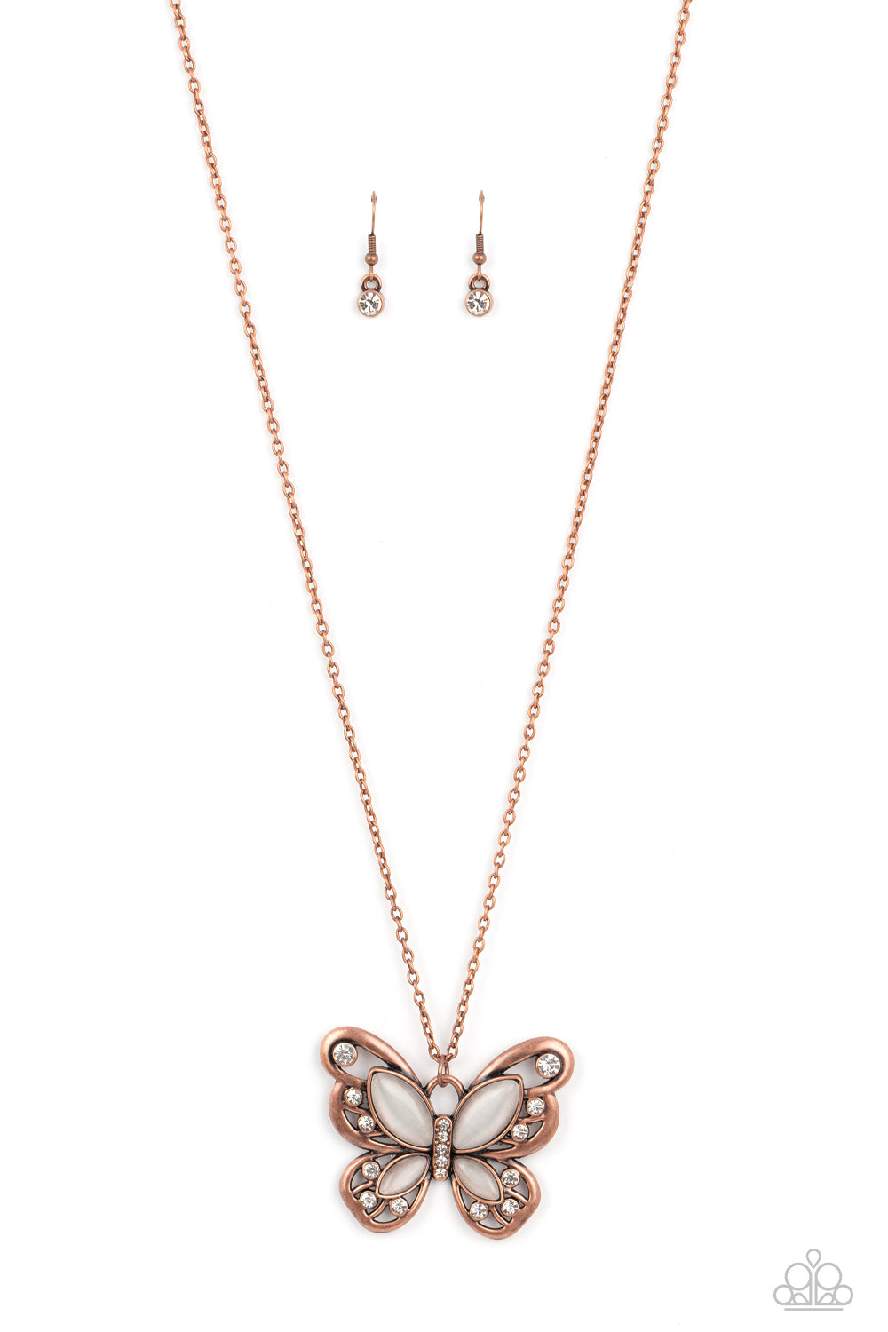 Wings Of Whimsy - Copper Necklace