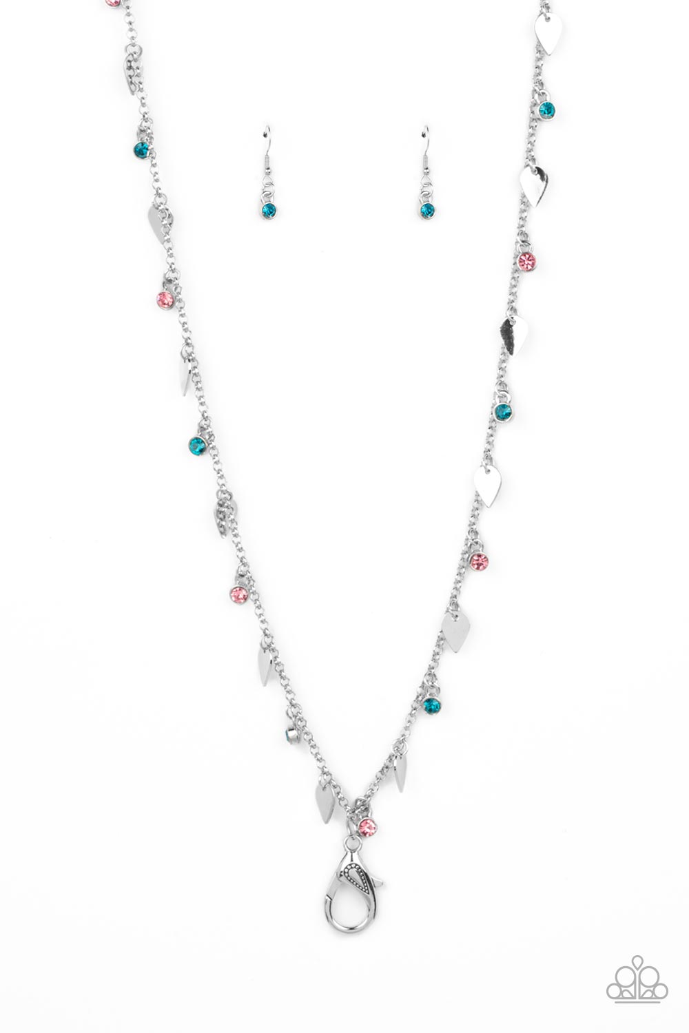 Sharp-Edged Shimmer - Multi Necklace