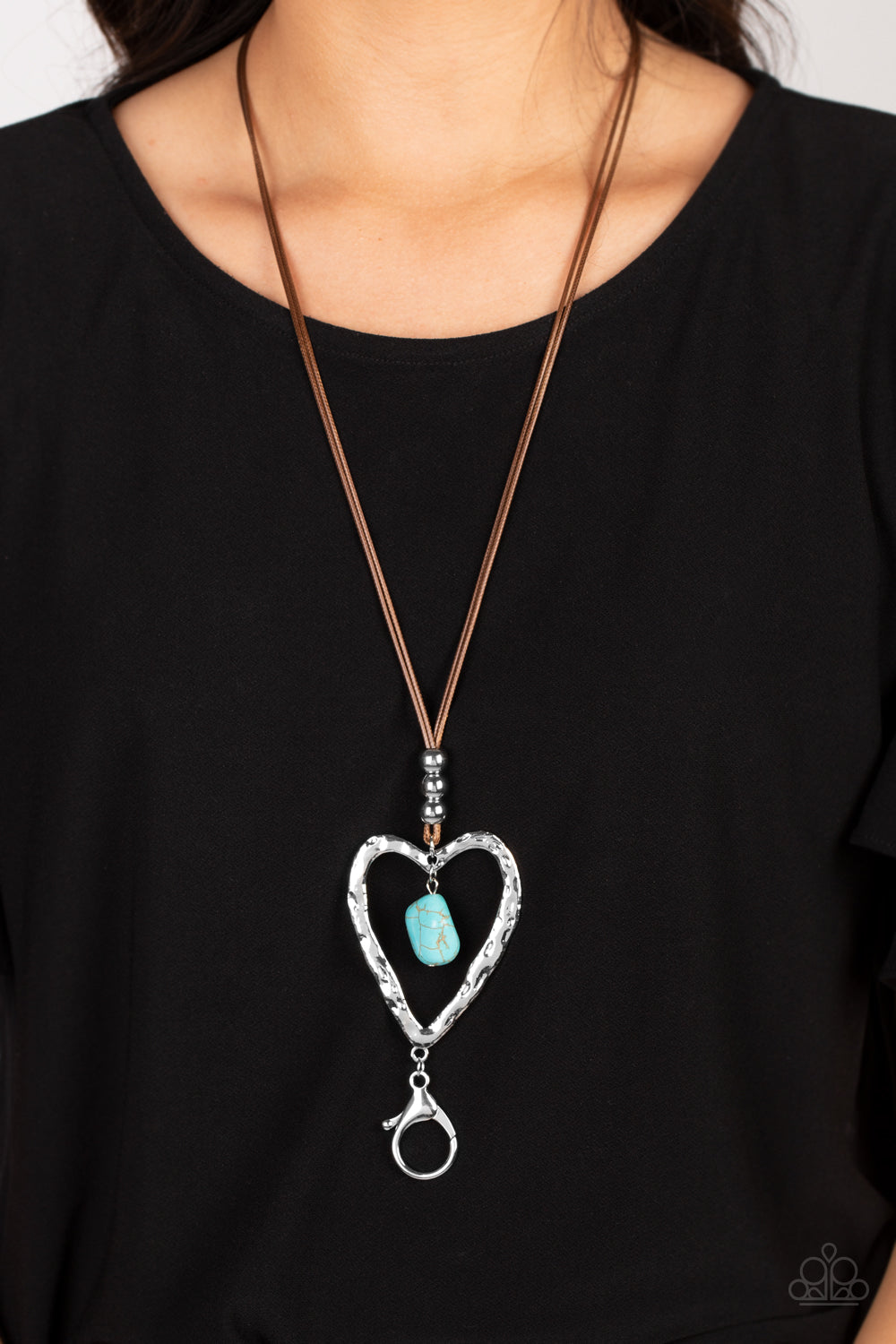 Santa Fe Sweetheart - Blue Necklace