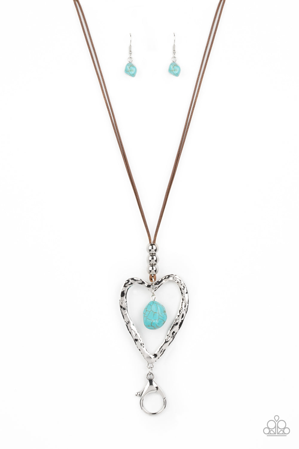 Santa Fe Sweetheart - Blue Necklace