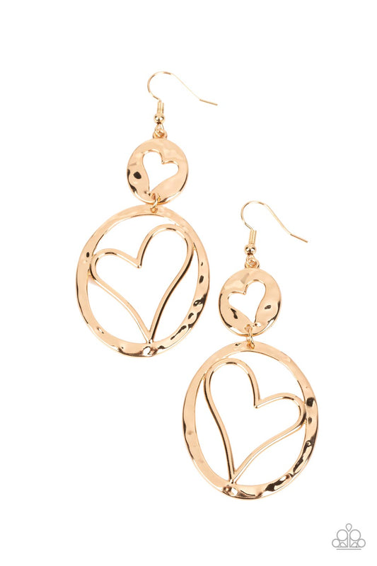 Enchanting Echo - Gold Earrings