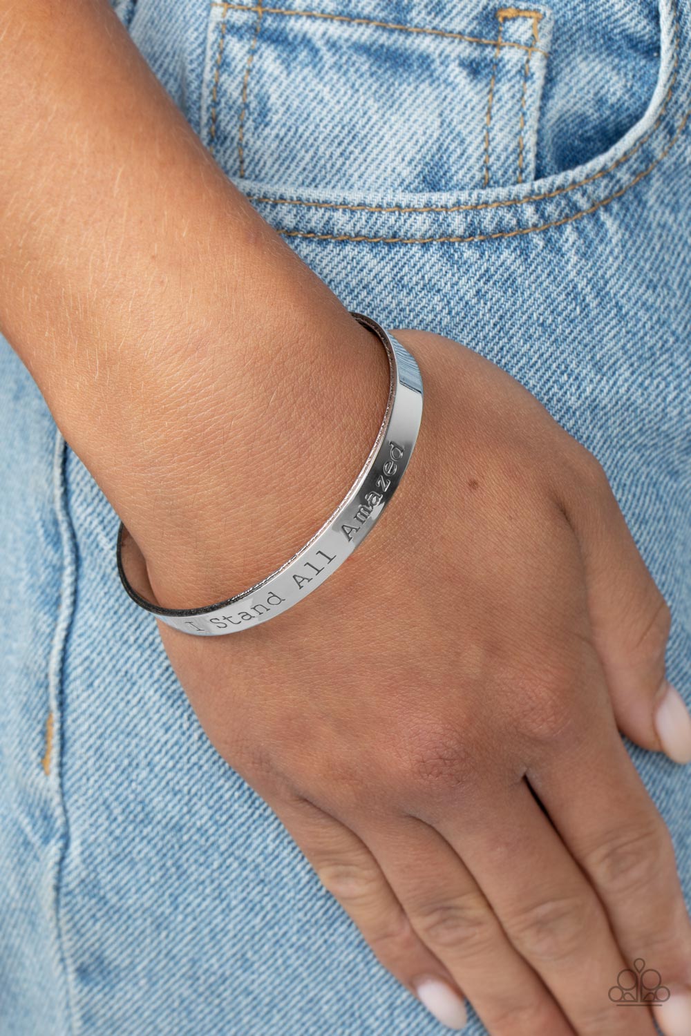 I Stand All Amazed - Silver Bracelet