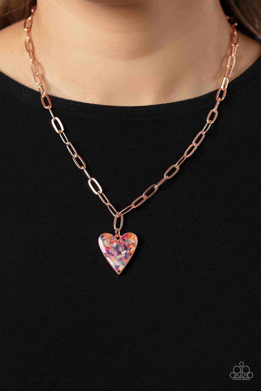 Kiss and SHELL - Copper Necklace