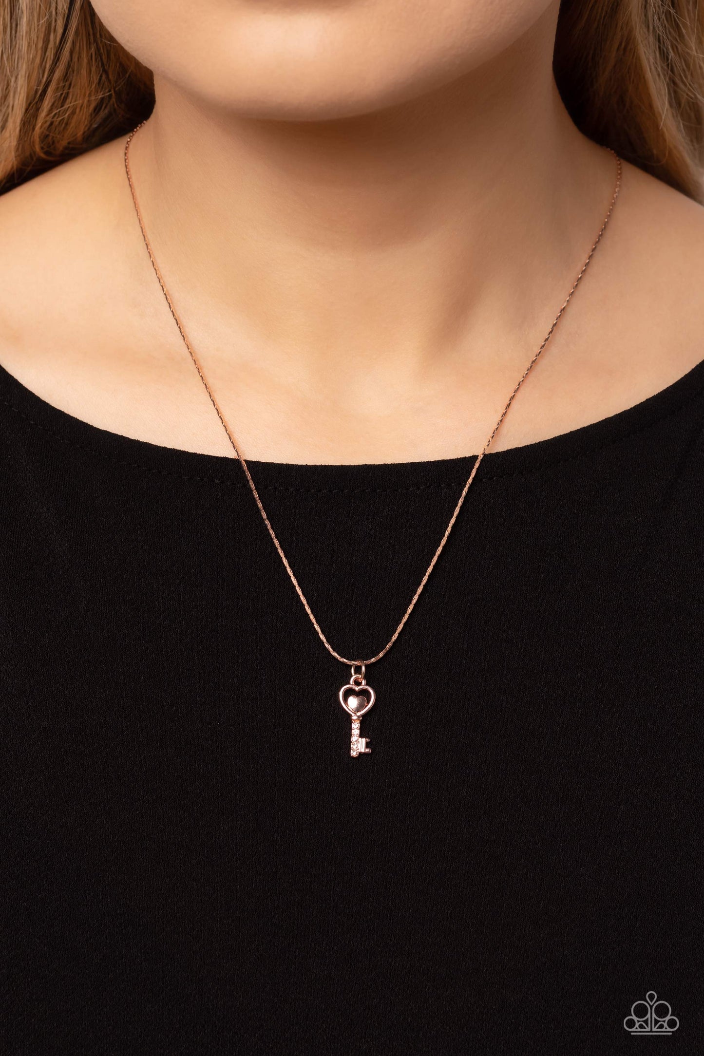 LOVE-Locked - Rose Gold Necklace